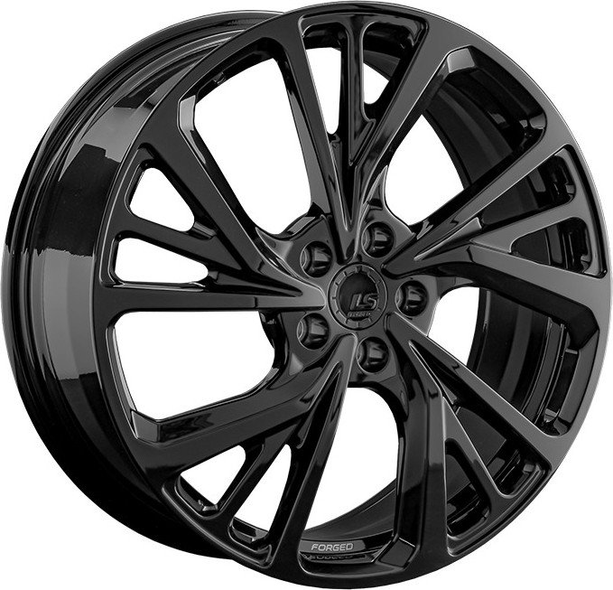 Литой диск LS wheels Forged FG22 19x7" 5x108мм DIA 60.1мм ET 52мм BK
