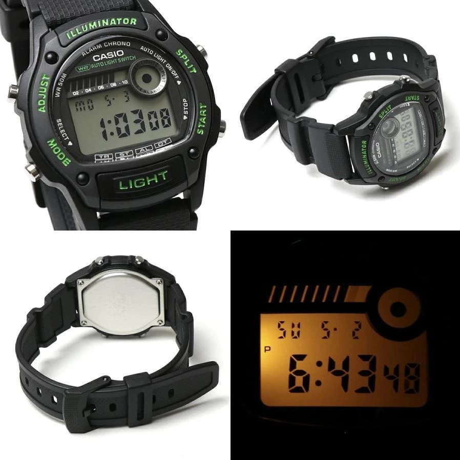 Часы наручные унисекс Casio W-220H-1A3 — фото 3