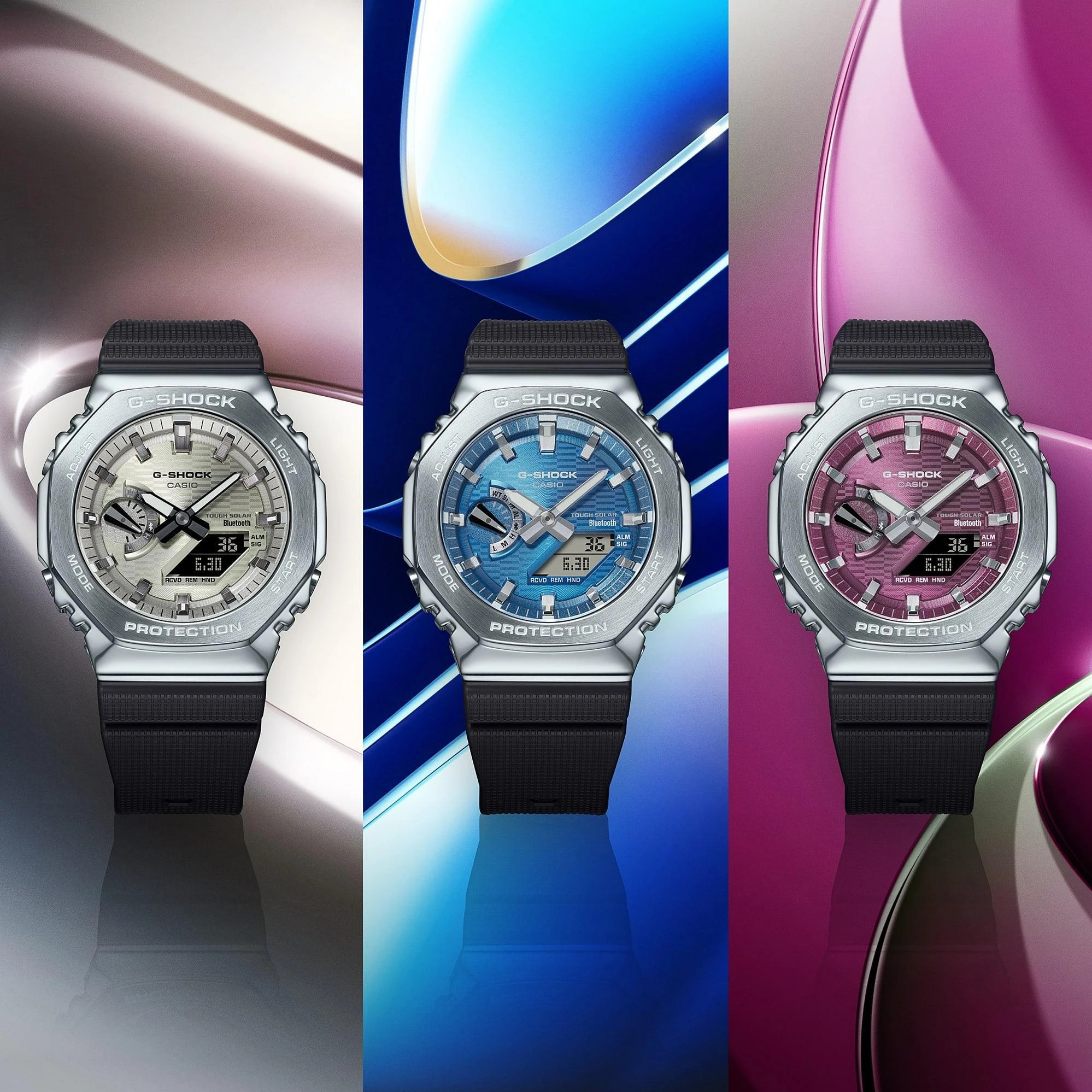 Часы наручные мужские Casio GBM-2100A-2B — фото 6