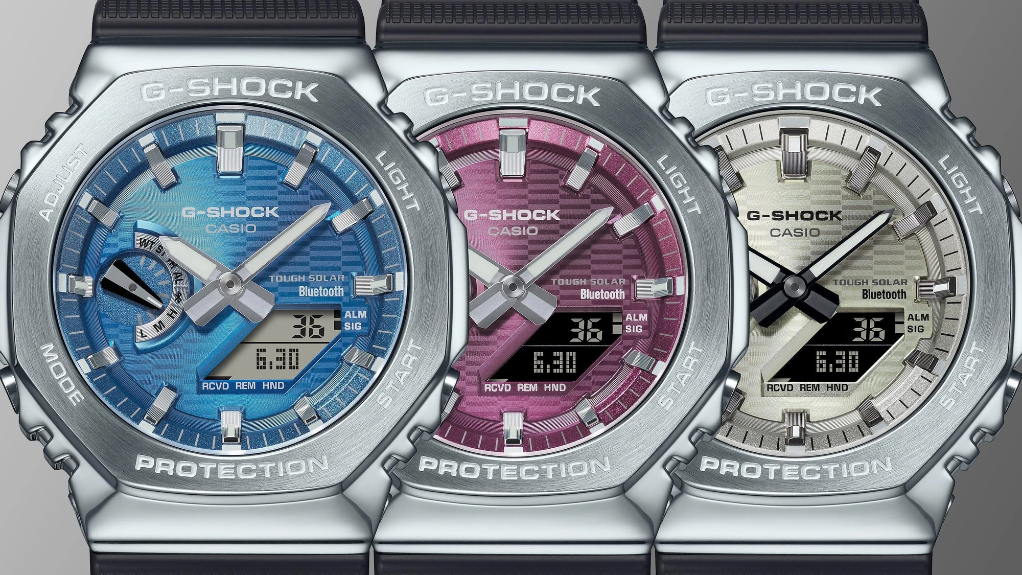 Часы наручные мужские Casio GBM-2100A-2B — фото 5