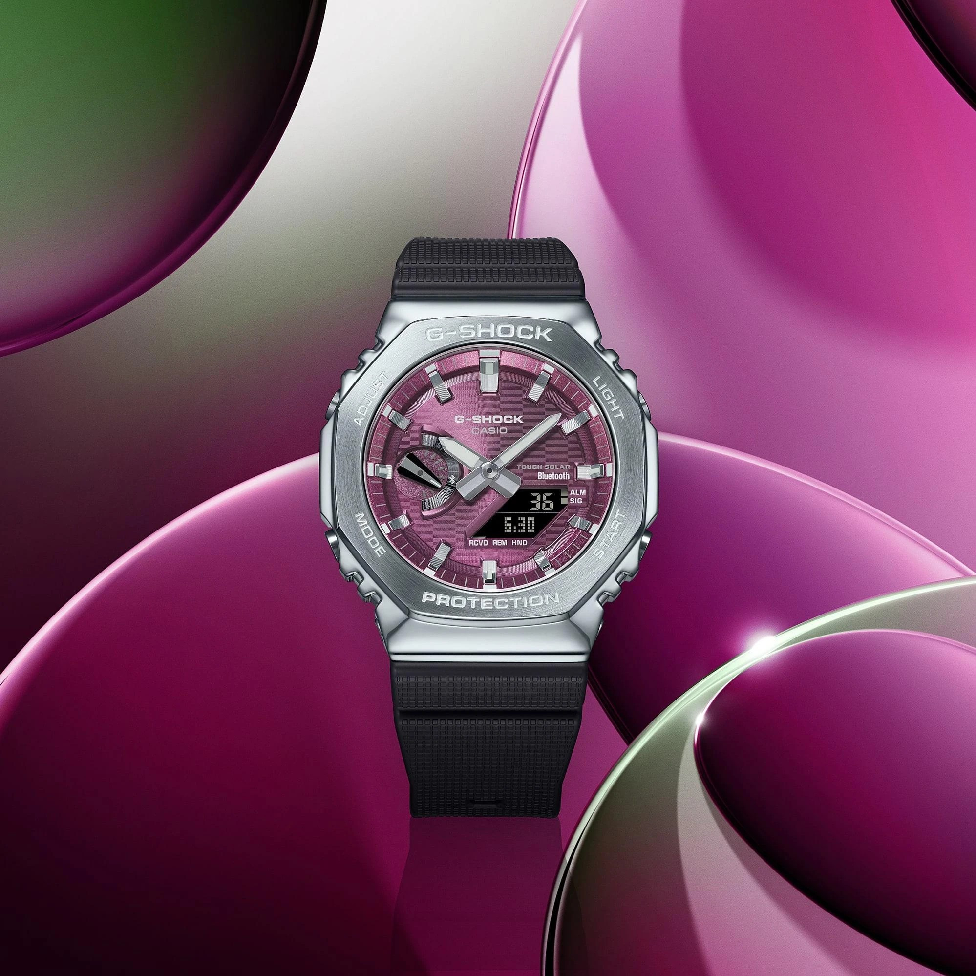 Часы наручные мужские Casio GBM-2100A-4B — фото 2