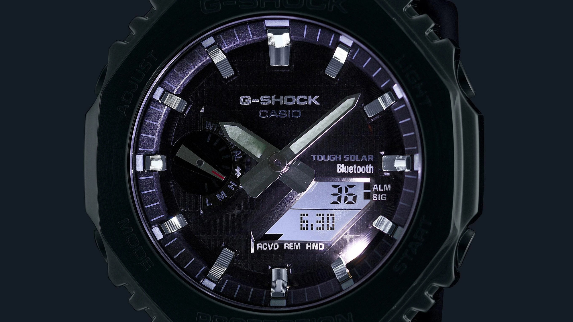 Часы наручные мужские Casio GBM-2100A-8B — фото 3