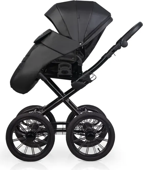 Детская универсальная коляска Riko Montana X Ecco Prestige 2 В 1 Basic 12 (черный) — фото 3