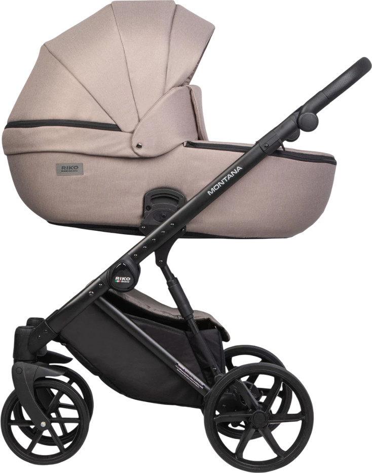 Детская универсальная коляска Riko Montana X 3 В 1 Basic (бежевый)
