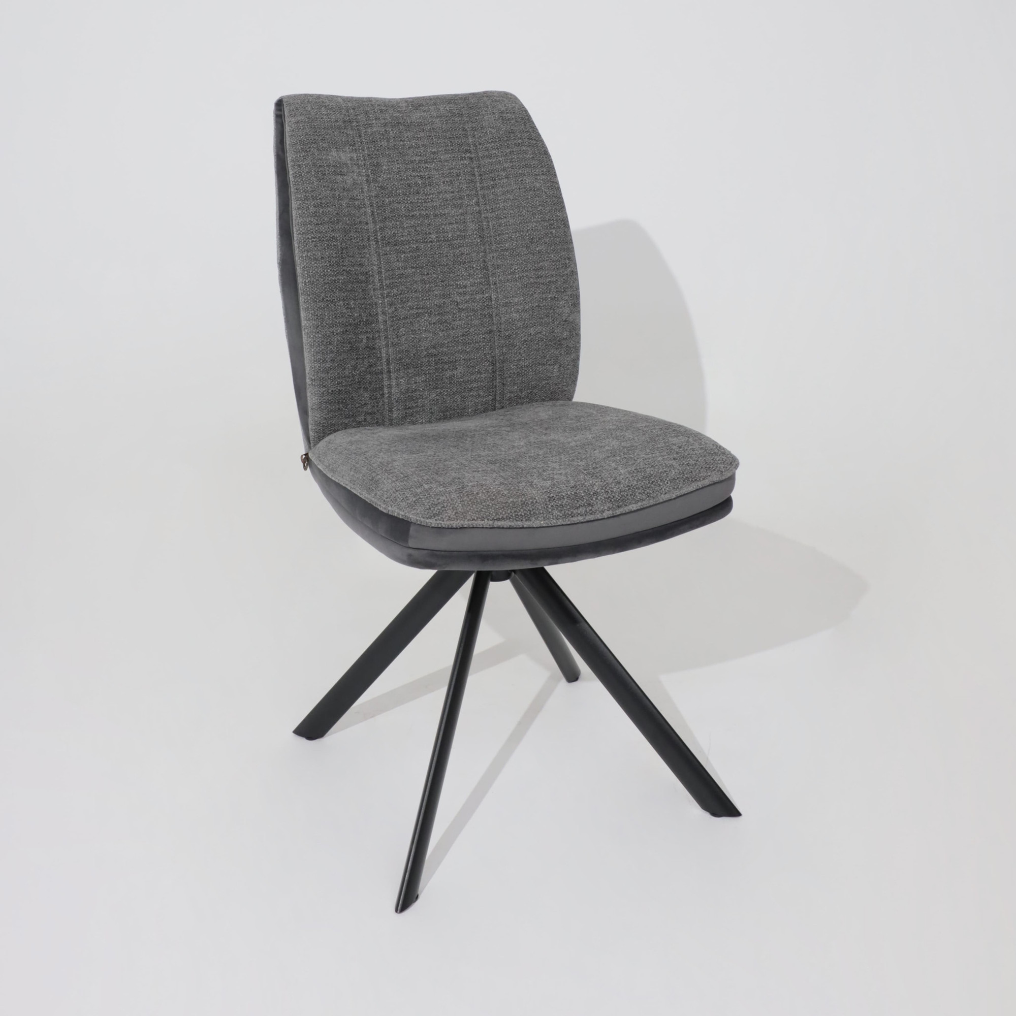 Стул Мамадома Smart-R 360 (g22 Graphite шенилл Lux - d10 Hematite Lux\черный) — фото 3