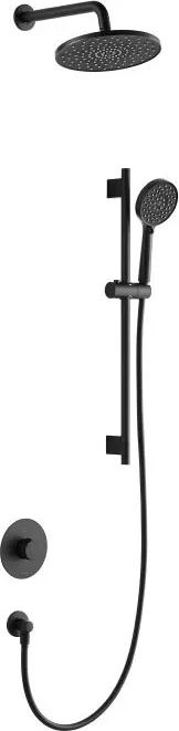 Душевая система со смесителем Arrow AG3732MB-1 (черный матовый)