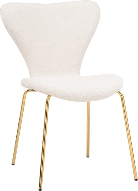 Стул Woodville Solo (white/gold)