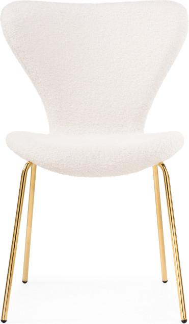 Стул Woodville Solo (white/gold) — фото 3