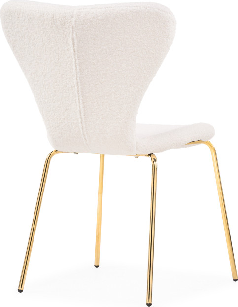 Стул Woodville Solo (white/gold) — фото 5
