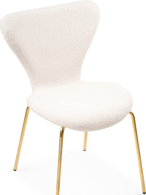 Стул Woodville Solo (white/gold) — фото 2