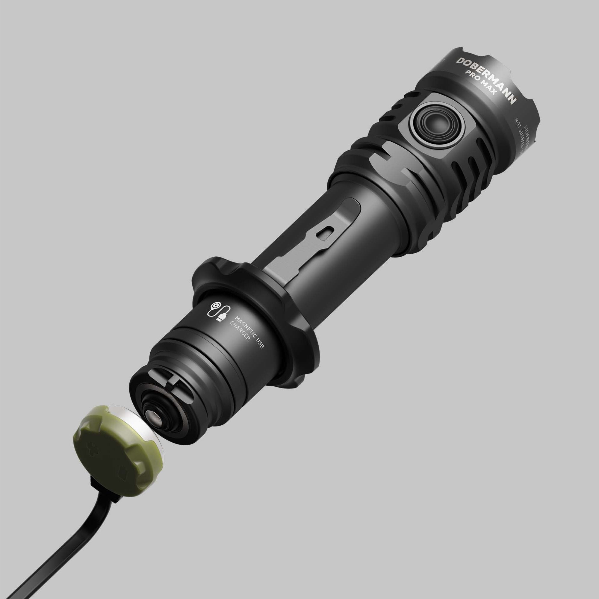 Фонарь Armytek Dobermann Pro Max Magnet USB / F08401C (белый) — фото 2