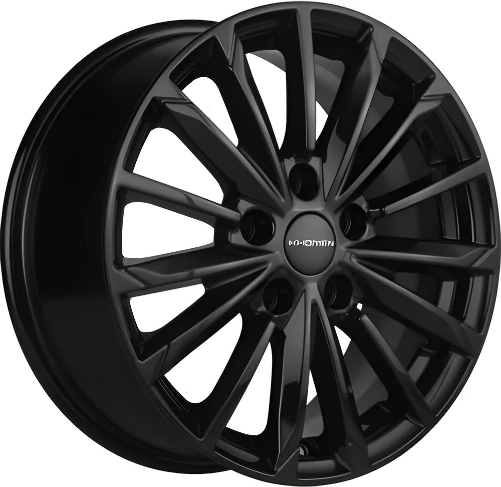 Литой диск Khomen KHW1611 Sonata 16x6.5" 5x114.3мм DIA 67.1мм ET 43мм Black