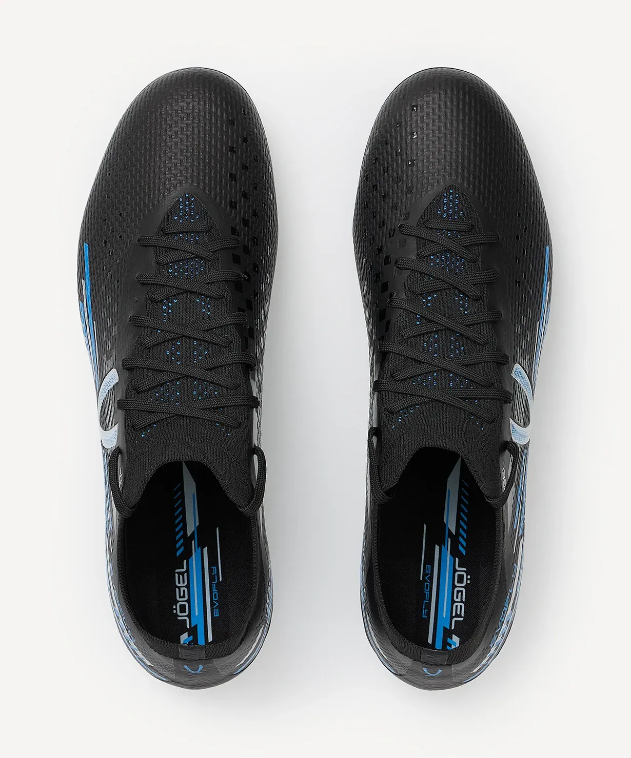 Бутсы футбольные Jogel Evofly FG Pro (р.39.5, черный/голубой) — фото 3