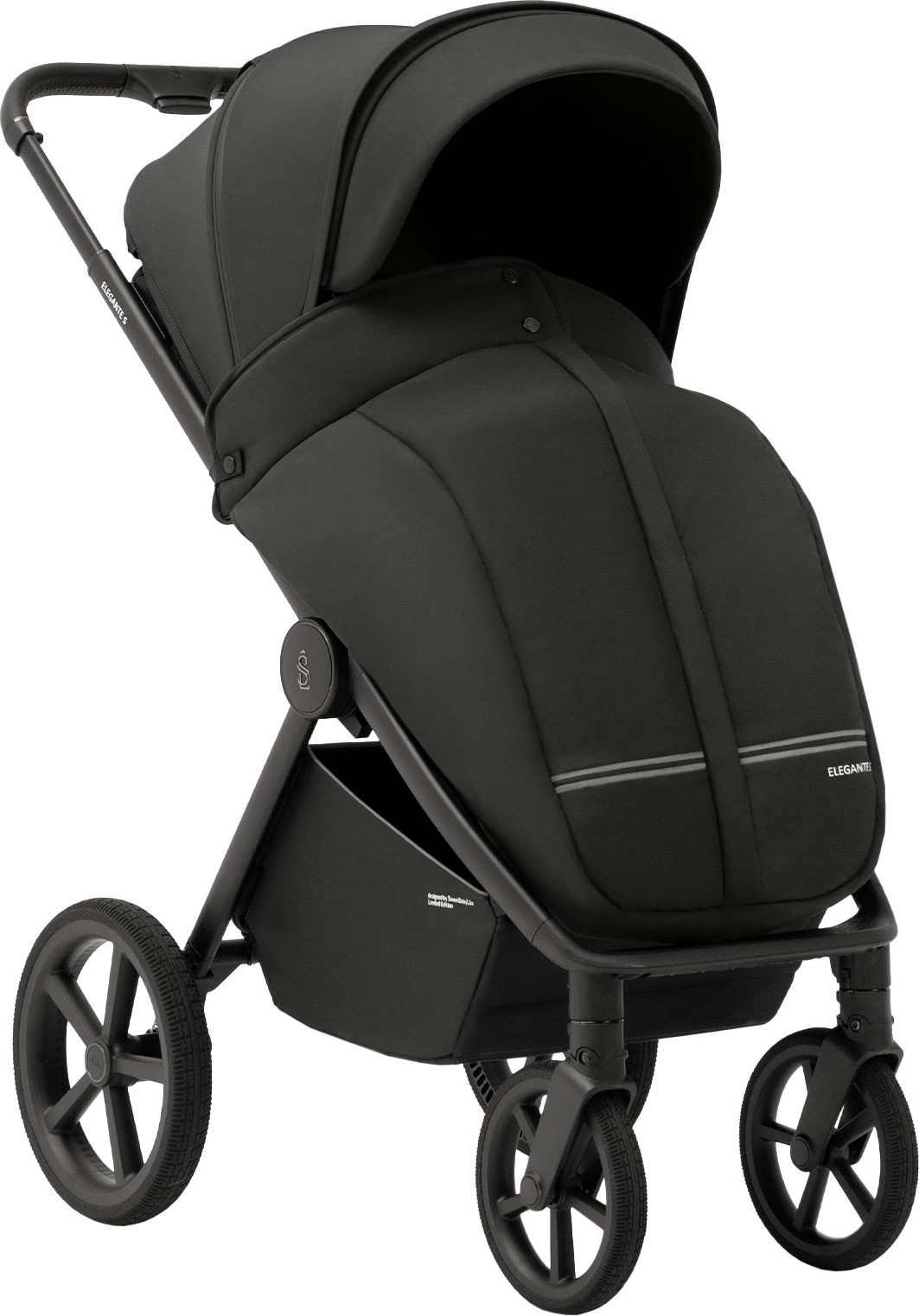 Детская прогулочная коляска Sweet Baby SBL Elegante S (черный)