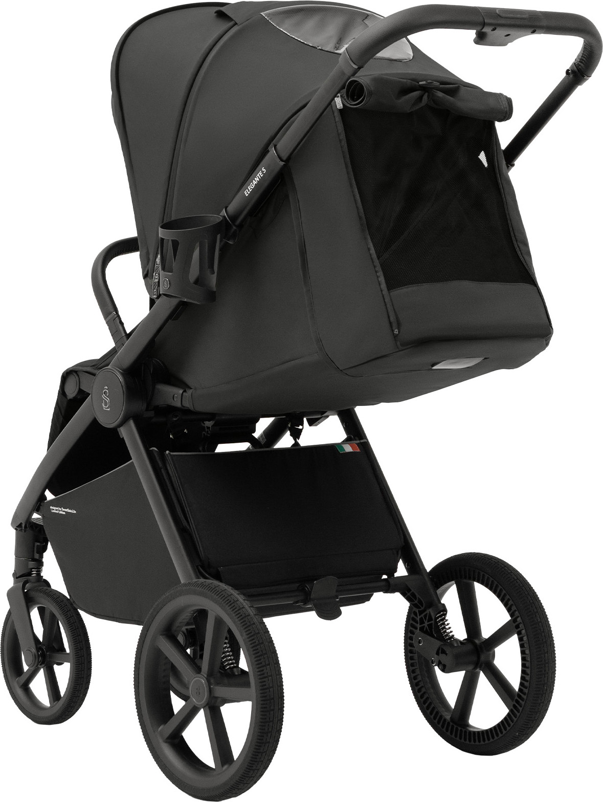 Детская прогулочная коляска Sweet Baby SBL Elegante S (черный) — фото 5
