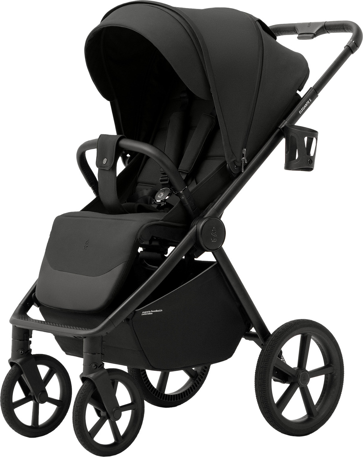 Детская прогулочная коляска Sweet Baby SBL Elegante S (черный) — фото 3