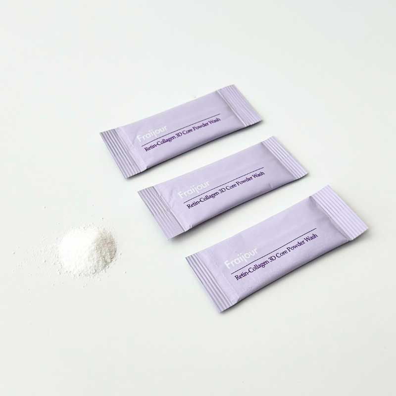 Пудра для умывания Fraijour Retin-Collagen 3D Core Powder Wash Укрепляющая энзимная (30x1г) — фото 5