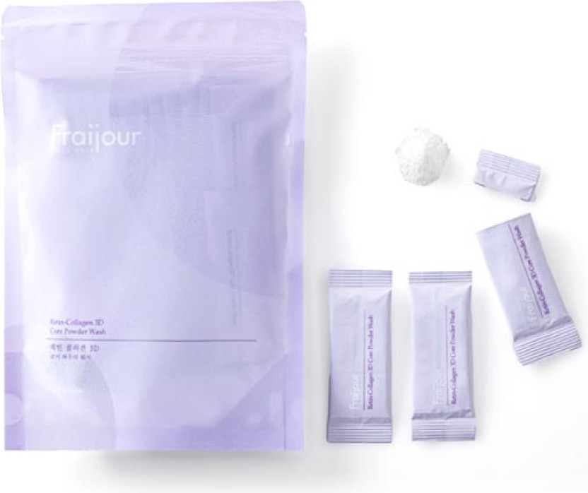 Пудра для умывания Fraijour Retin-Collagen 3D Core Powder Wash Укрепляющая энзимная (30x1г) — фото 2
