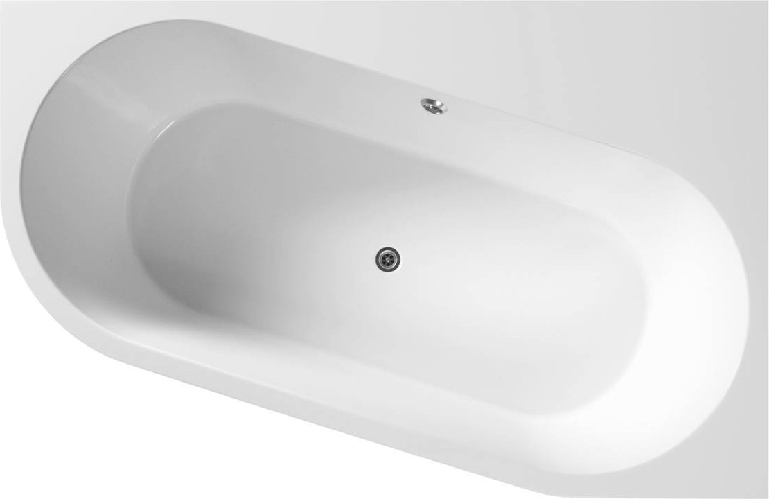 Ванна из искусственного мрамора Belux Лондон ВЛН 170х110R (18, белый матовый/Solid Surface)