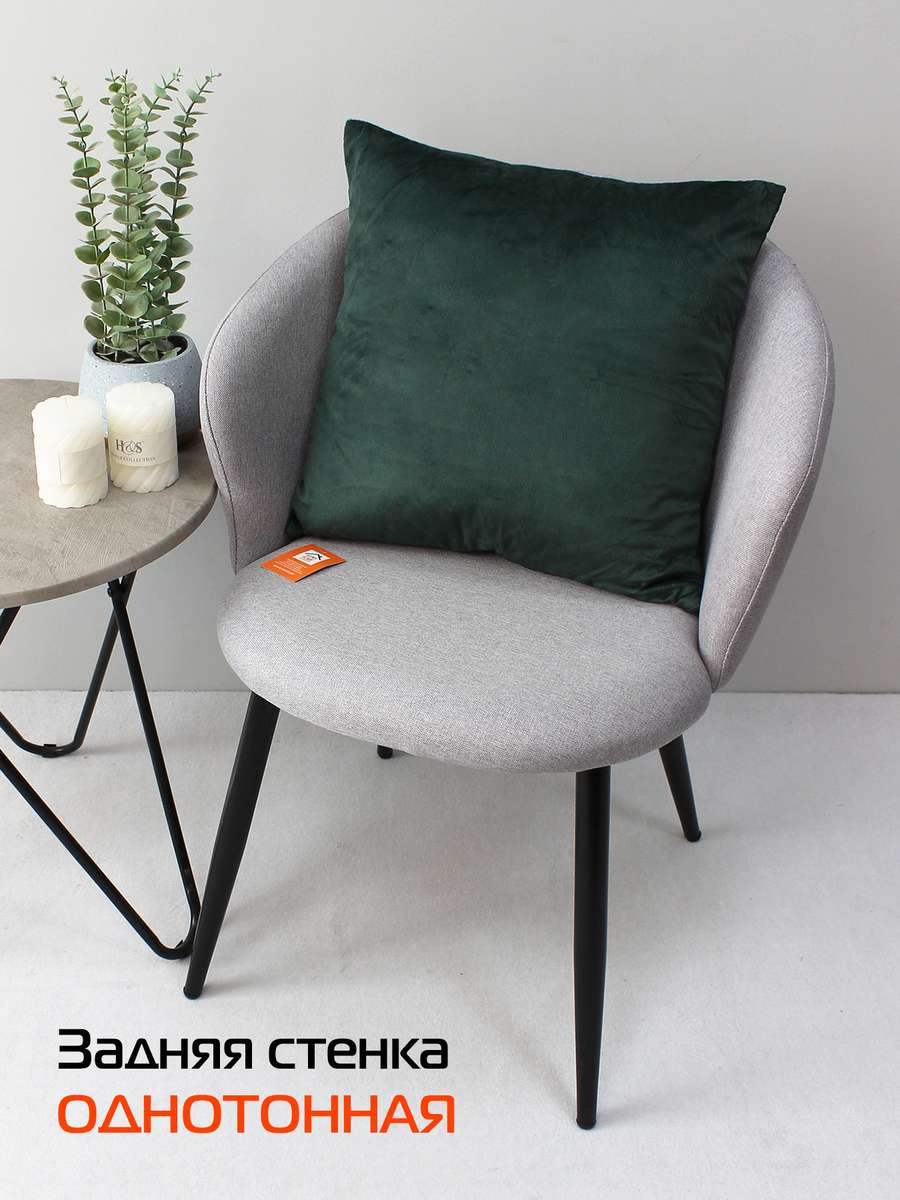 Наволочка декоративная MATEX Tufted Velvet ALEX-51 (темно-зеленый) — фото 5