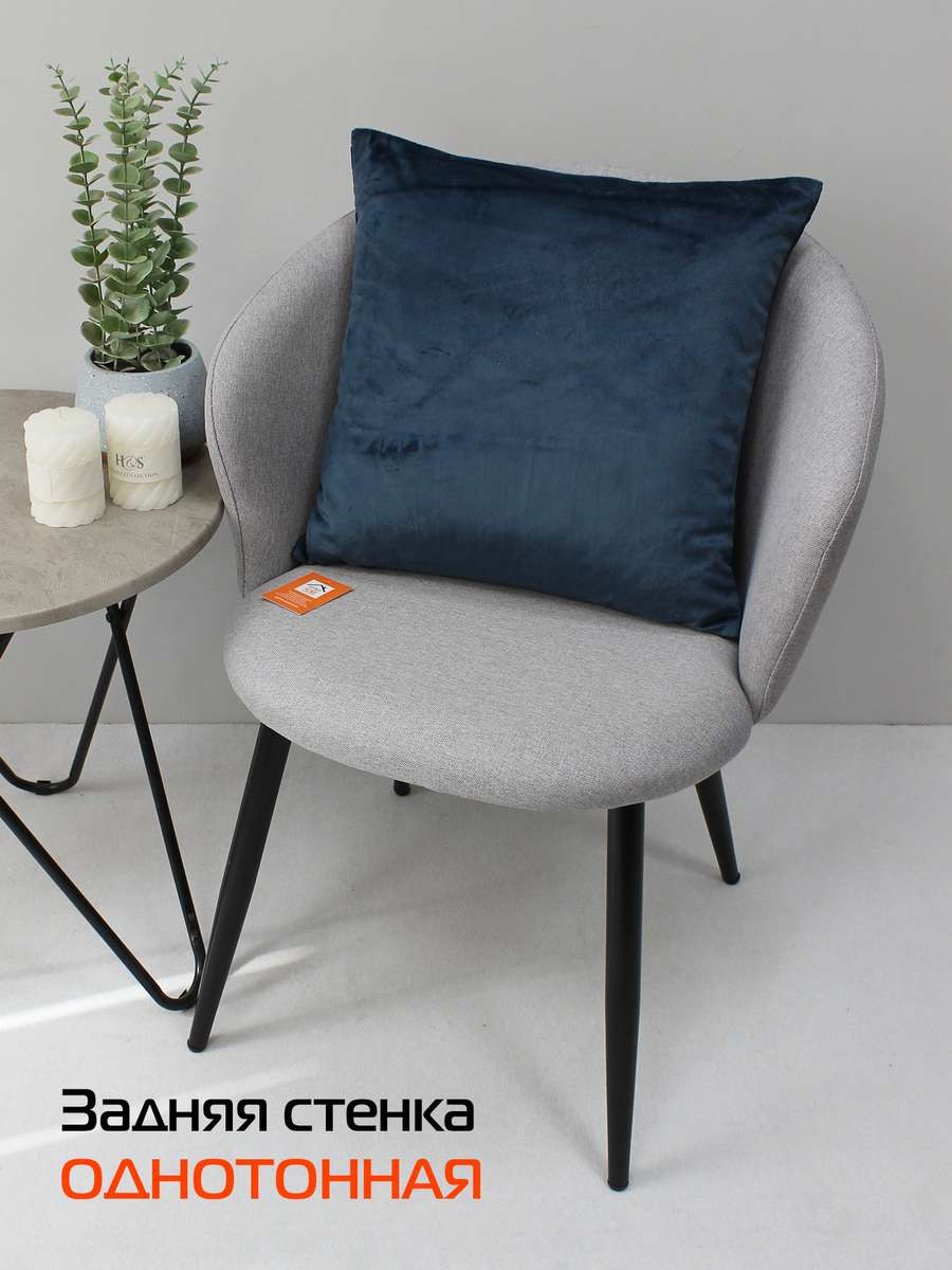 Наволочка декоративная MATEX Tufted Velvet ALEX-54 (синий) — фото 6