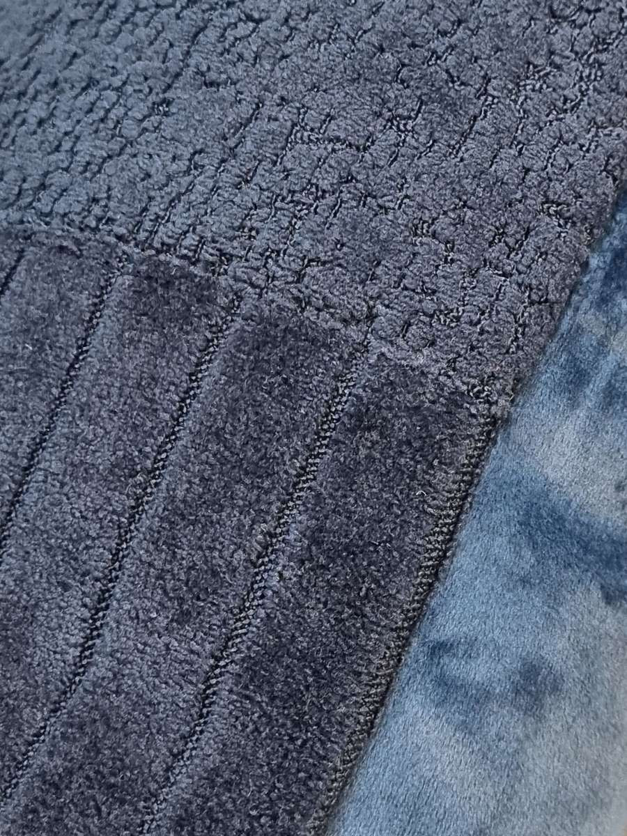 Наволочка декоративная MATEX Tufted Velvet ALEX-54 (синий) — фото 4