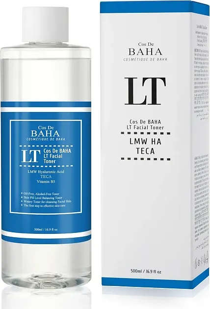 Тонер для лица Cos de Baha LT Facial Toner с низкомолекулярной гиалуроновой кислотой (500мл) — фото 2