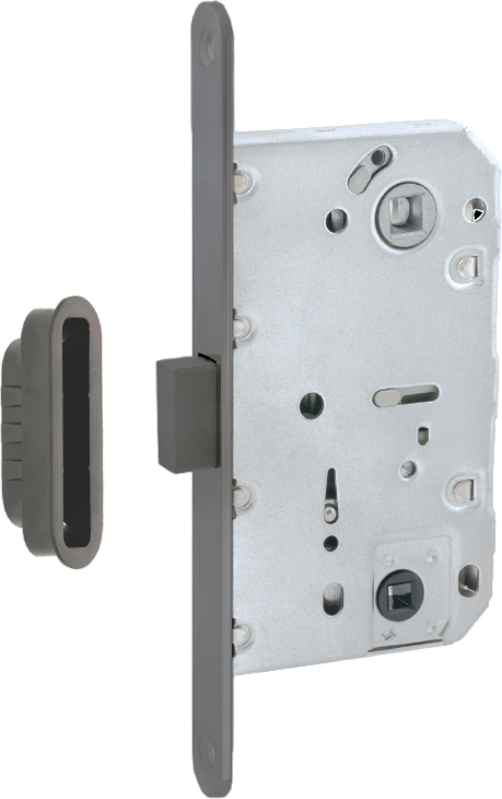 Защелка врезная Vettore WC 410 B-S Magnet GR (графит)