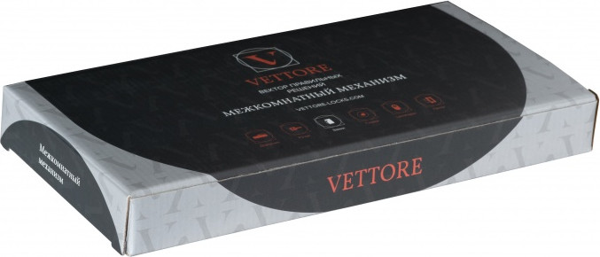 Защелка врезная Vettore 410 С-S Kevlar MWP (белый матовый) — фото 3