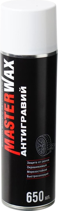 Антигравий MasterWax Алкидно-уретановый MW030301 (650мл, белый)