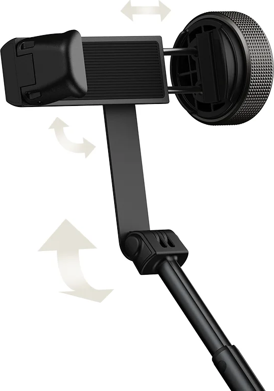 Монопод для селфи Xiaomi Zoom Floor Selfie Stick Tripod XMBJZPG01YM (черный) — фото 5