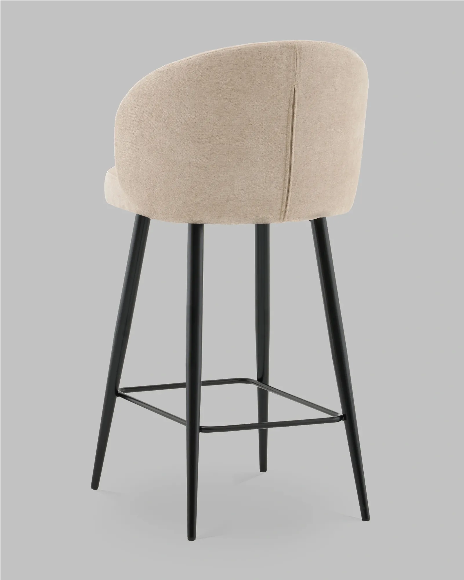 Стул барный Stool Group Ханнингем (велюр бежевый) — фото 6