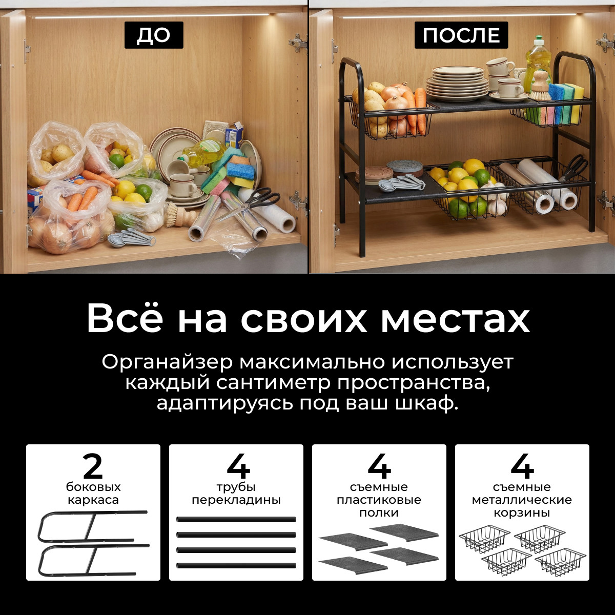 Органайзер для кухни Sundays Home 6407001408A — фото 4