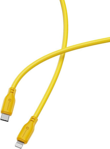 Кабель Atomic Elgato Usb-C -Lightning Pd 27w / 30.381 (1.5м, желтый) — фото 3