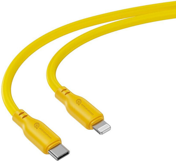 Кабель Atomic Elgato Usb-C -Lightning Pd 27w / 30.381 (1.5м, желтый) — фото 6