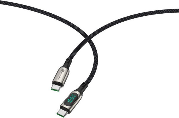 Кабель Atomic Wow100 Usb-C - Usb-C Pd 100w 30.392 (1.5м, серебристый) — фото 3