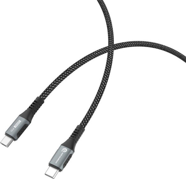 Кабель Atomic Urban USB-C - USB-C PD 60W 30.396 (1.2м, черно-серый) — фото 2