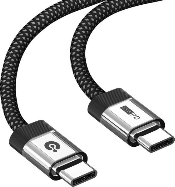 Кабель Atomic Nexus USB-C - USB-C PD 65W 30.398 (1.2м, черный) — фото 3