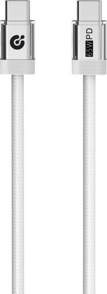 Кабель Atomic Nexus USB-C - USB-C PD 65W 30.399 (1.2м, белый) — фото 1