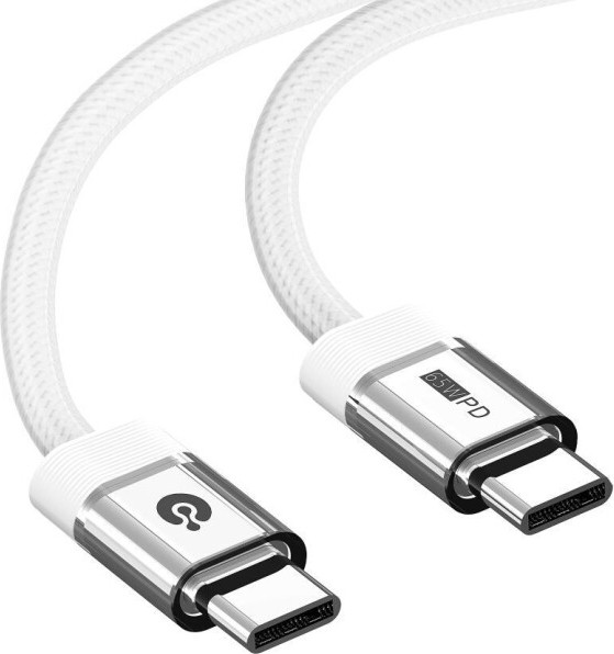 Кабель Atomic Nexus USB-C - USB-C PD 65W 30.399 (1.2м, белый) — фото 3