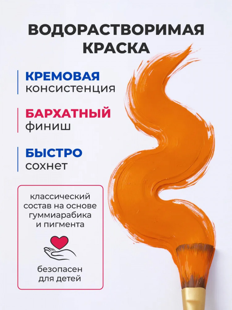 Гуашь Малевичъ 620019 (100мл, изоиндолинон желтый) — фото 4