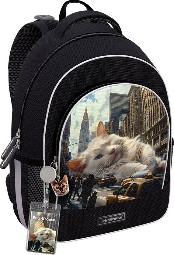 Школьный рюкзак Erich Krause ErgoLine 15L Big City Cats / 62802