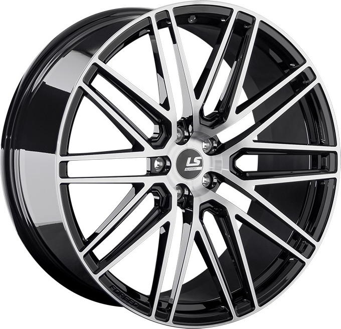 Литой диск LS wheels Forged FG12 22x10" 5x112мм DIA 66.6мм ET 55мм BKF