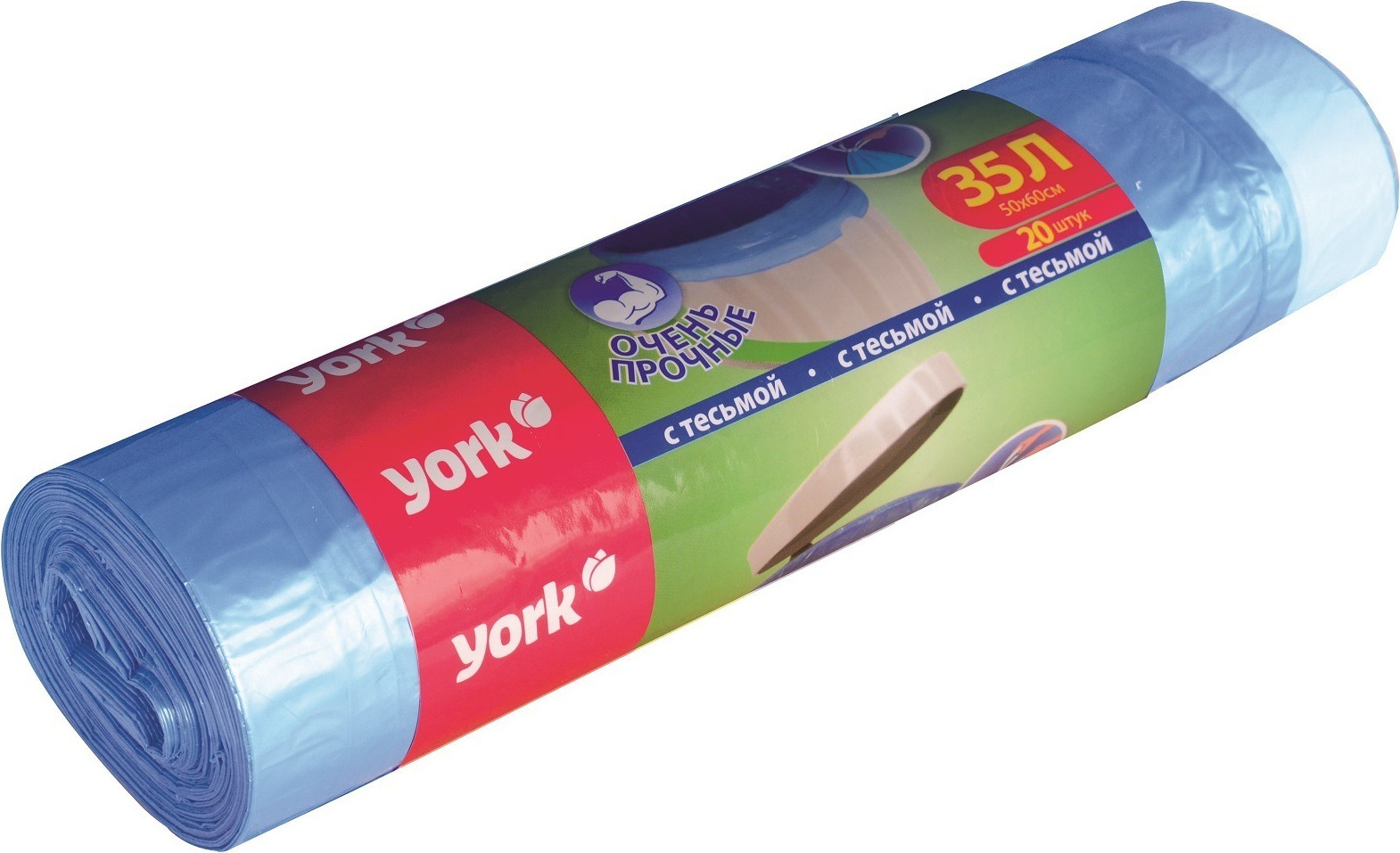 Пакеты для мусора York 35л / 902190 (20шт)