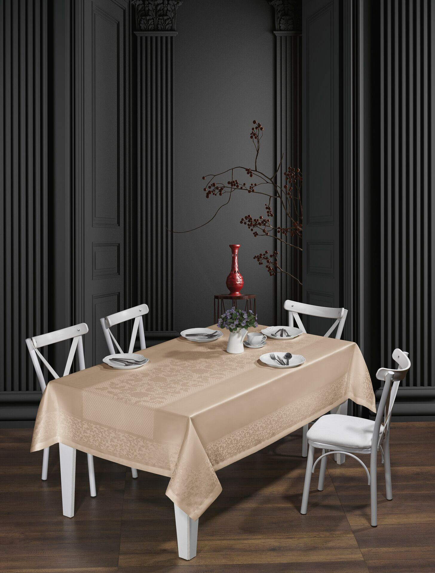 Скатерть DO&CO Verona 160x220 / 12310 (капучино)