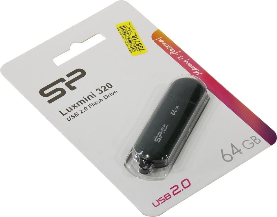 USB flash накопитель Silicon Power LuxMini 320 64GB (SP064GBUF2320V1N) — фото 6
