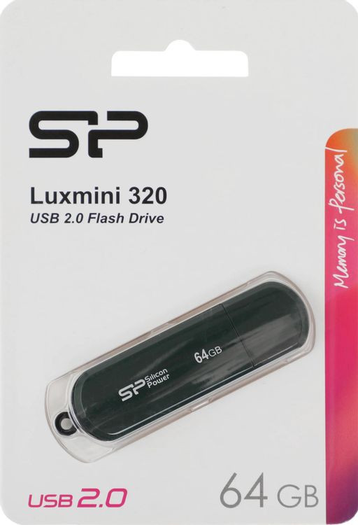 USB flash накопитель Silicon Power LuxMini 320 64GB (SP064GBUF2320V1N) — фото 5