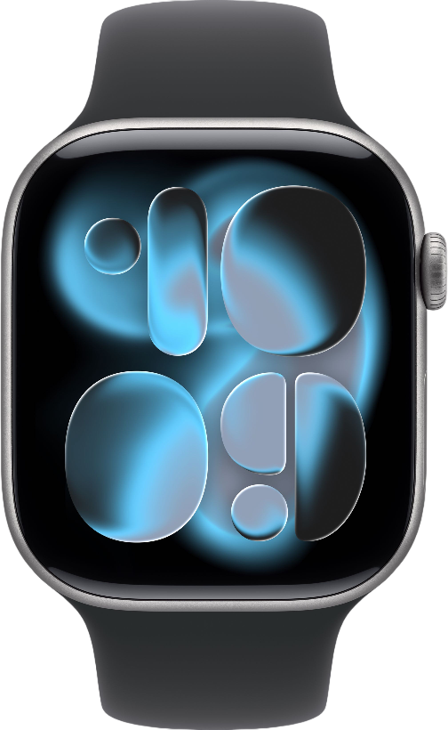 Умные часы Apple Watch Series 11 GPS 46mm / MEV44 (космический серый/черный спортивный ремешок M/L) — фото 2