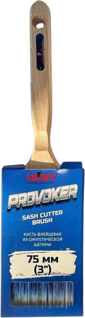 Кисть малярная Lucky Tape Флейцевая / 812275 (75мм) — фото 3