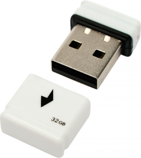 USB flash накопитель Gembird/Cablexpert 32GB GFL-2.0-32mini (белый) — фото 4